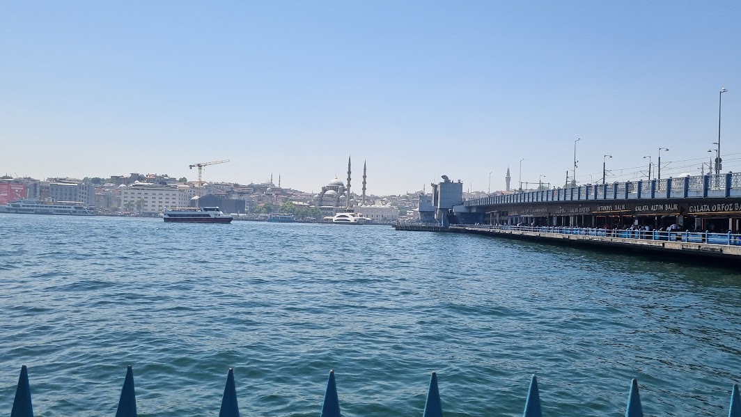 Cityscape with a bridge over water